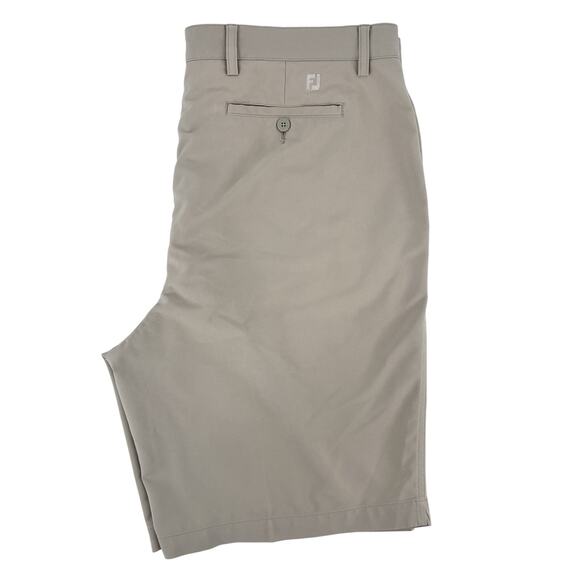 FJ Footjoy Mens Performance Lightweight Golf Shorts 10" Inseam Size 40 Beige EUC - Picture 6 of 10